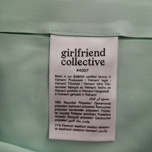 Girlfriend Collective Compressive High Rise  Leggings 28" in Mint Green Small - Picture 11 of 16